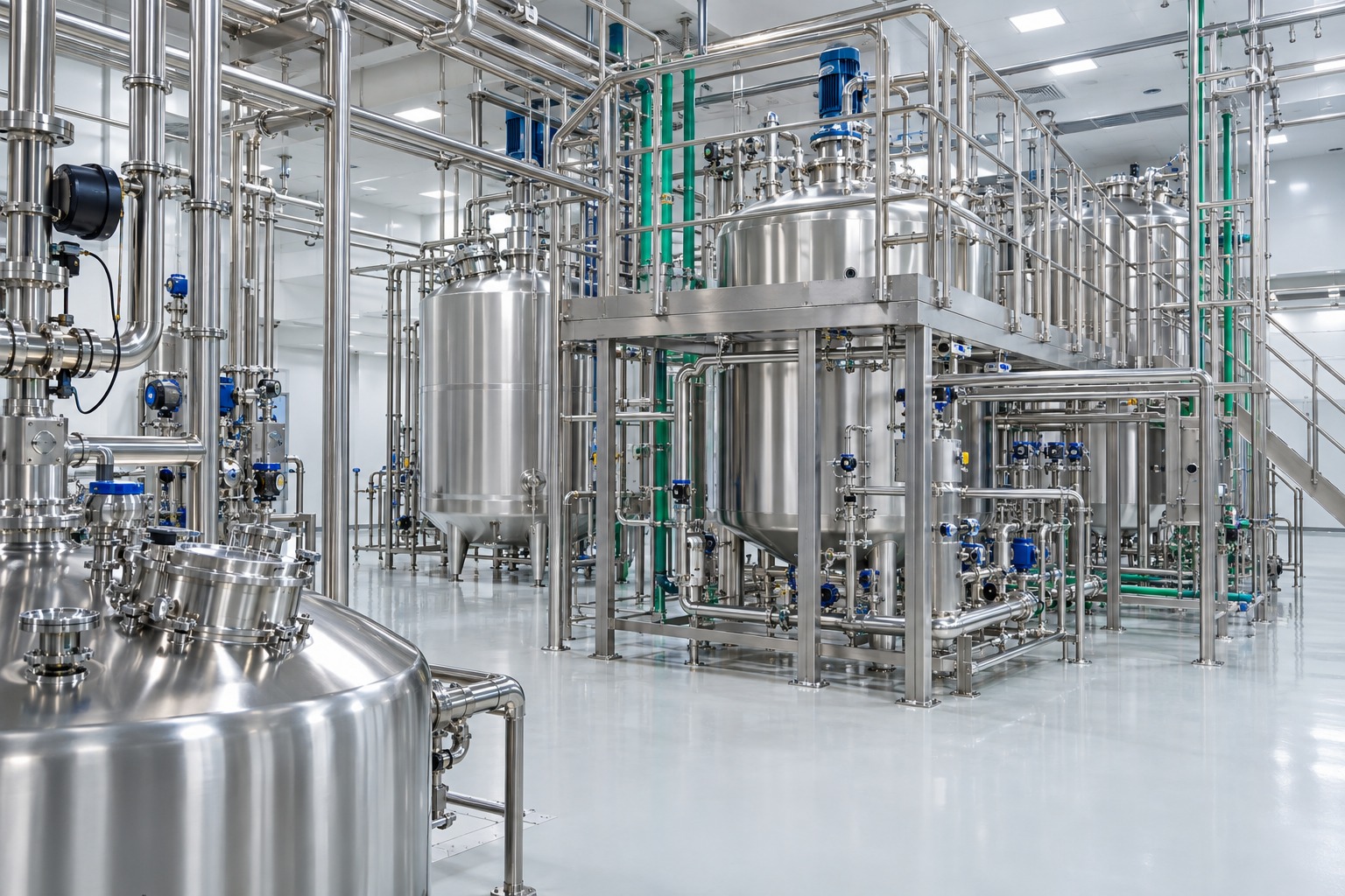 Illustrative pharmaceutical engineering facility or operation